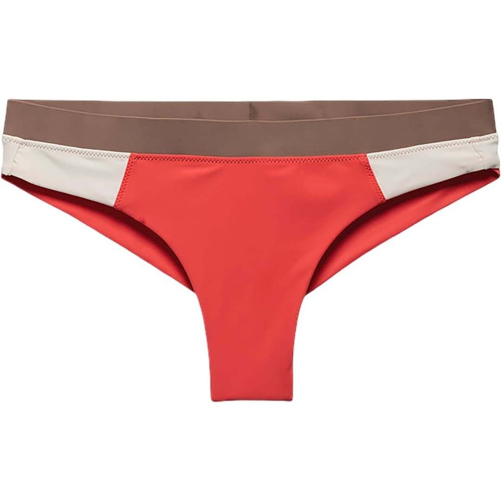 Prana Baja Bound Cheeky Bottom Womens Medium Rose Fire Colorblock NWT 2080641 - Picture 2 of 9